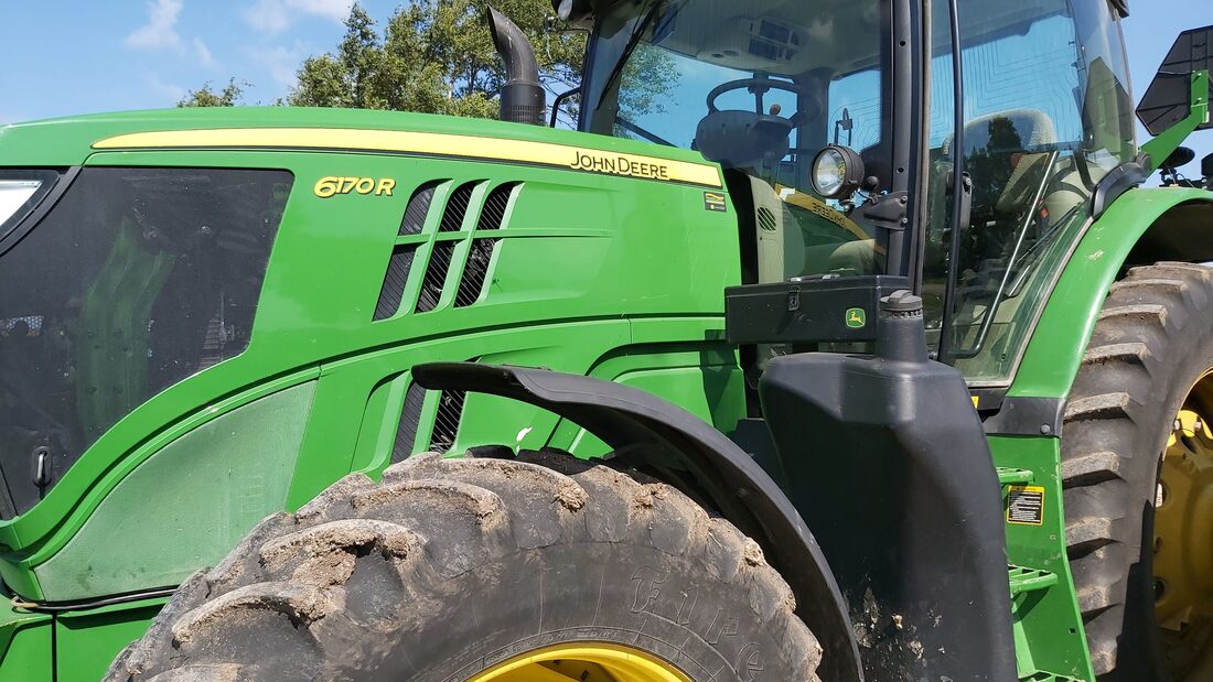 A tractor ready for field work